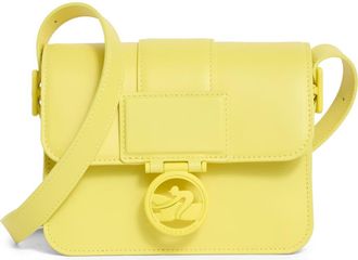 Longchamp Small Boxtrot Colors Leather Crossbody Bag in Lemon at Nordstrom Rack