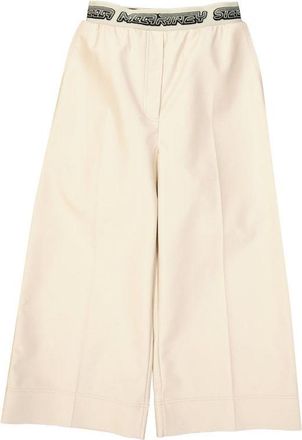 Stella McCartney Beige Viscose Cropped Womens Pants