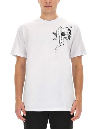 Philipp Plein White Crew Neck T-Shirt