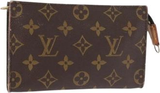 Louis Vuitton Pre-owned Canvas Pouch - Dames - Vintage Clutch - Bruin - ONE Size - Vintage