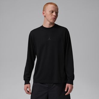 Nike Jordan Mens Jordan Sport Dri-FIT Golf Long-Sleeve Mock Neck Sweatshirt in Black | IF2934-010
