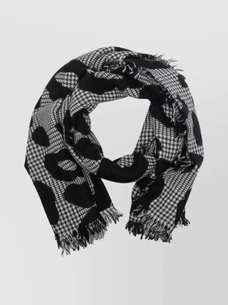 Faliero Sarti cashmere silk animal-print scarf
