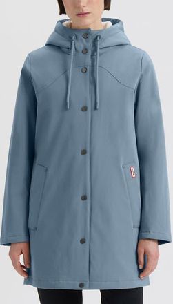 Hunter Billie Hooded Raincoat in Winter Sky at Nordstrom, Size X-Small