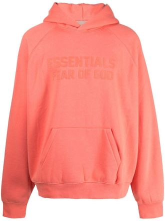 Fear of God Hoodie met logoprint - Roze