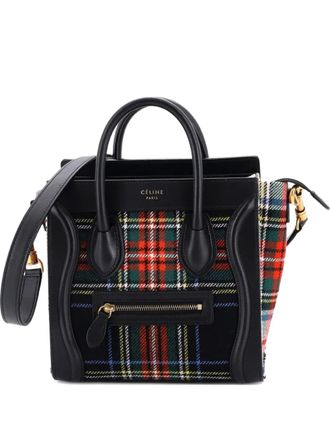 Celine Luggage Bag Tweed Nano tote bag - Multicolour