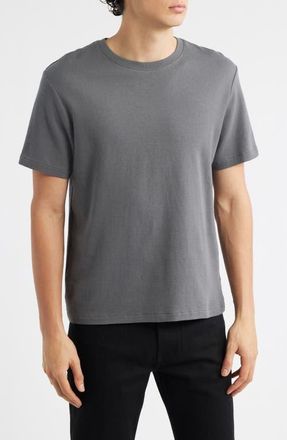 Frame Denim Duo Fold Cotton T-Shirt in Slate Blue at Nordstrom, Size Xx-Large