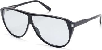 Saint Laurent Gaspar Zonnebril - Heren - Zonnebrillen - Zwart - 65 MM - Accessoires