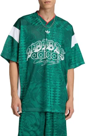 adidas Roses Mesh Jersey in Collegiate Green// at Nordstrom, Size Xx-Large R