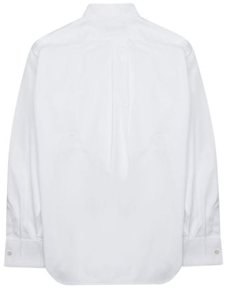 Dior Ruffle Cotton Blouse - White