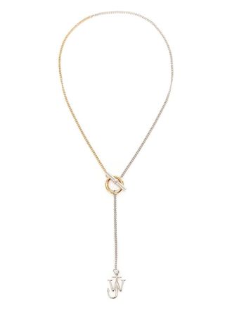 J.W.Anderson anchor pendant necklace - Gold