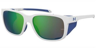Under Armour UA GLACIAL Polarized YO6/3K Mens Sunglasses White Size 58