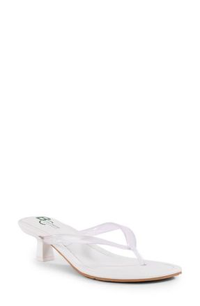 BC Footwear Starburst Kitten Heel Sandal in White Clear at Nordstrom, Size 8.5