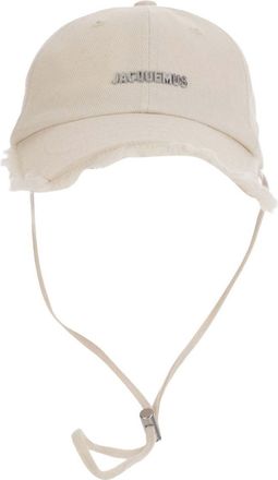 Jacquemus Baseballpet met Jacquemus-logo