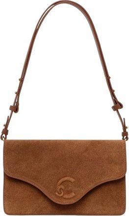 Coccinelle C-Me Crossbody Tas - Dames - Schoudertassen - Bruin - ONE Size - Leer - Tassen
