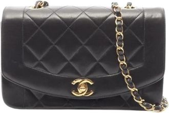 Chanel Pre-owned Matelasse Handtas - Dames - Vintage Schoudertas - Zwart - ONE Size - Leer - Vintage