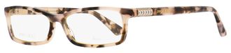 Jimmy Choo London JC283 Acetate Rectangular Eyeglasses - Pink