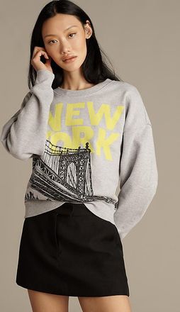 Maeve x Daniela Berkhout Cotton Blend City Sweatshirt
