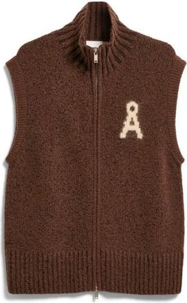 Armedangels Iconic &Aring; Boucl&eacute; Knit Vest Freizeitweste f&uuml;r Damen | braun