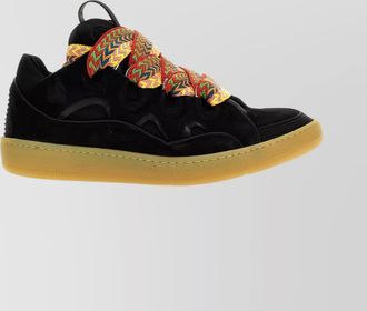 Lanvin curb sneakers colorful laces