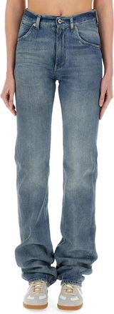 Maison Margiela Denim Straight Mid Rise Jeans