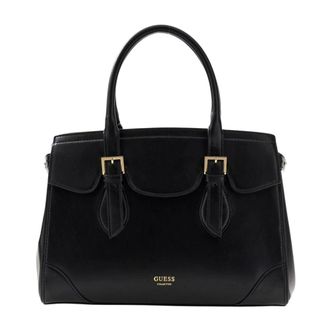 Guess Diana Maxi Satchel - female - Guess - Handbags - Black - ONE SIZE - Bags