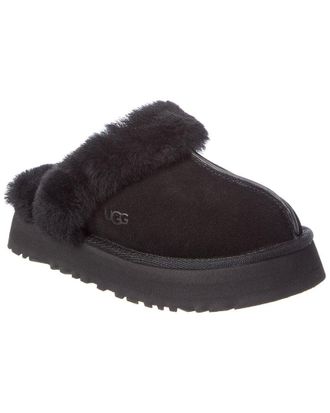 UGG Disquette Suede & Shearling Slipper
