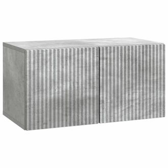 vidaXL Mueble Para Tv De Pared Gris Hormig&oacute;n 59,5 X 31 X 30 Cm Vidaxl