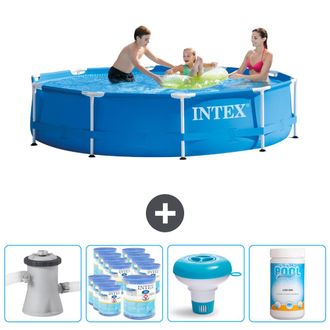 Intex Piscina Con Estructura Redonda - 305x76 Cm - 7-piezas Scb89