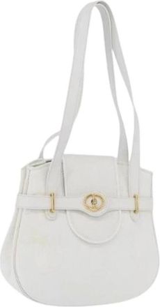 Dior Pre-owned Handbags, female, White, Size: ONE SIZE Pre-owned Vintage Shoulder Bag