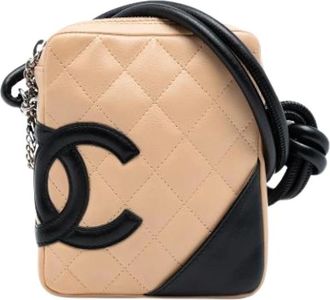 Chanel Pre-owned Cross Body Bags, female, Beige, Size: ONE SIZE Pre-owned Crossbody Bag