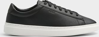 BOSS Mens Kieran white leather sneakers Men