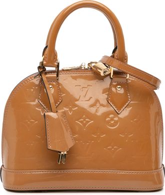 Louis Vuitton Pre-owned Womens Alma Bb Monogram Embossed Leather - Tan - One Size