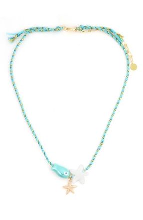 Panacea Fish Pendant Necklace in Blue at Nordstrom