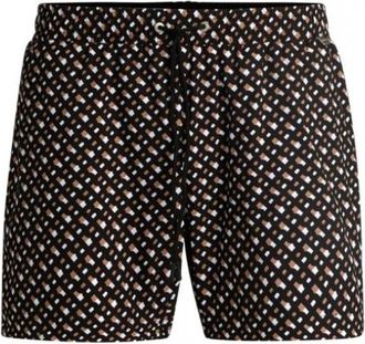 HUGO BOSS Manu Zwemshorts - Heren - Strandmode - Zwart - M - Polyester - Badmode