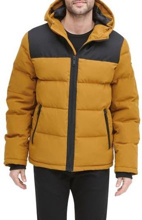 DKNY Puffer Jacket in Gold at Nordstrom Rack, Size Xx-Large