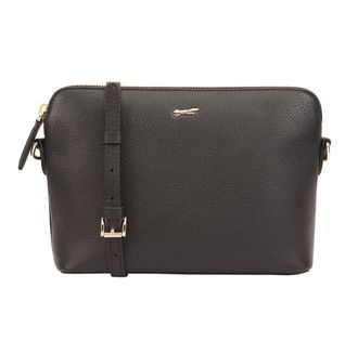 Paul Costelloe Womens Lenya Leather Cross Body Bag - Black - One Size