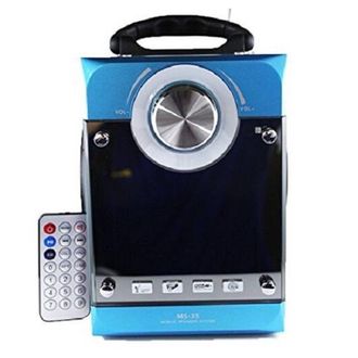 Trade Shop Trade Shop - Speaker Multimediale Ms-35 Cassa Portatile Radio Fm Mp3 Usb Sd Aux Display Led