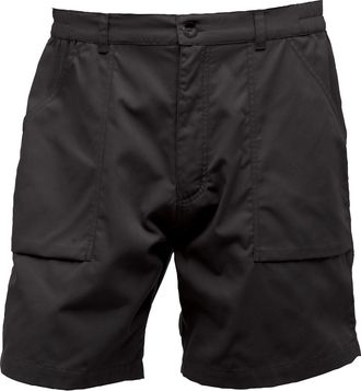Regatta Professional Mens Multi Pocket Action Shorts, Water Repellent & Hardwearing - Perfect fro Outdoors, Walking, Hiking & Climbing Black