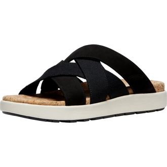 Keen EIIe Mixed Slide Black / Birch 1027276 Womens