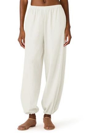 Steve Madden Divinia Linen Blend Pants in Antique White at Nordstrom, Size X-Small