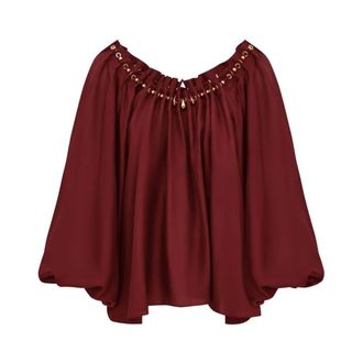 Zimmermann Blouses, female, Red, Size: XS Aster Blouse