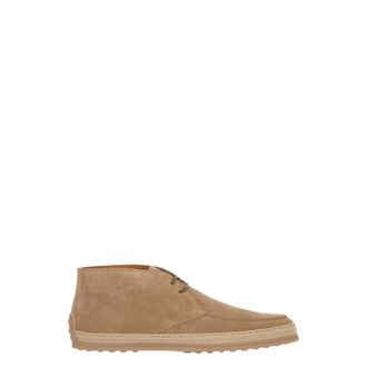 Tod's Lace-up Boot - Heren - Schoenen - Beige - Maat: 40 EU