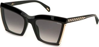 Police SPLP44 NEBULA 1 0700 Womens Sunglasses Black Size 60