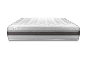 VITALIT Vitalit - Colch&oacute;n Blanco Con Espuma Viscoel&aacute;stica 180 X 220