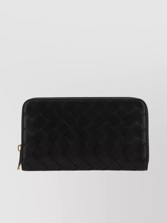 Bottega Veneta leather zip-around wallet