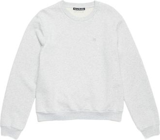 Acne Studios Fleece sweater met ronde hals - Grijs