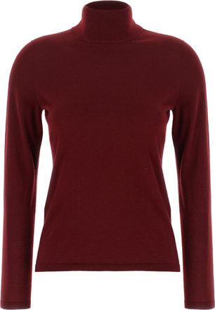 Max Mara Bordeaux Cashmere Womens Cardigan