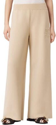 AllSaints Sonny Knit Wide Leg Pants in Pebble White at Nordstrom Rack, Size 10 Us / 14 Uk