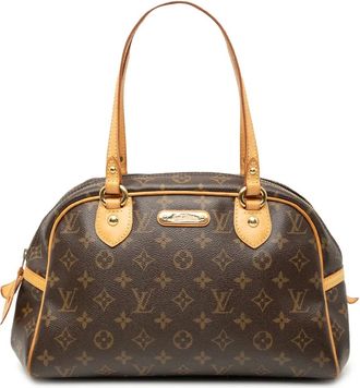 Louis Vuitton Borsa a mano Montorgueil PM con monogramma 2008 - Marrone