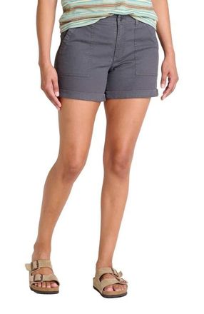 Toad & Co Earthworks Camp Short in Soot at Nordstrom, Size 14